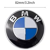 Emblem Logo Replacement for ALL Models BMW Hood/Trunk E30 E36 E34 E60 E65 E38 X3 X5 X6 3 4 5 6 7 8 (82mm)