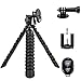Tairoad 12 Inch Bendable Flexible Tripod with Free Smartphone and Gopro Mount Adapter