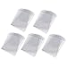 uxcell Vertical Name Tag Business Id Badge Card Holder, 20 Pieces, Clear