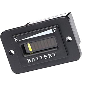 48V Batterij Indicator – 48 Volt LED Batterij Gauge Meter voor EZGO Golf Cart Trojan Batterijen