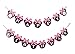 Perfec Arts Cartoon Minnie Bow Happy Birthday Party Supplies Decoration Banner(Round)