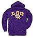 LSU Tigers Arch & Logo Gameday Hooded Sweatshirt - Purple ,