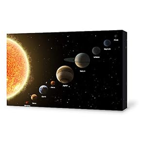 Canvas Wall Art for Living Room,Bedroom Home Artwork Paintings Universe Ready to Hang - 12x18 inches