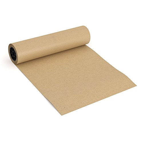 Brown Kraft Butcher Paper Roll - 18 Inch x 175 Feet (2100 Inch) - Food Grade FDA Approved – Great Smoking Wrapping Paper for Meat of all Varieties – Made in USA – Unbleached Unwaxed and Uncoated