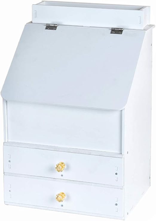 Amazon Co Jp オーガナイザーメイクアップ収納メイクアップオーガナイザー現代のほこりデスクトップ化粧品収納ボックスシンプルでミラードレッサー スキンケア収納ボックス引き出し棚 Color White Size 25 21 36 22cm Home Kitchen