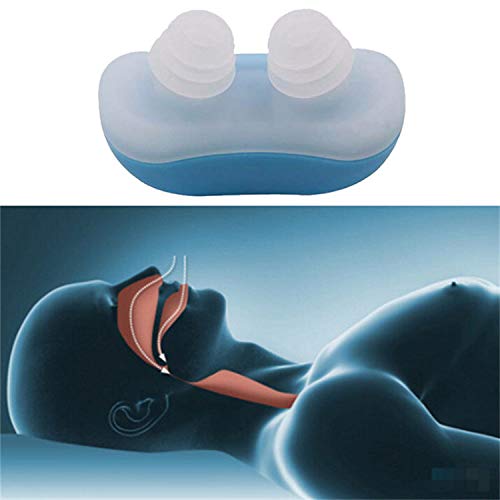Enshey Anti Snoring Devices, Silicone Snore Stopper Air Cleaning Breathing Device Nose Clip Nasal Dilators Filters Sleeping Equipment Defense Nose (White)