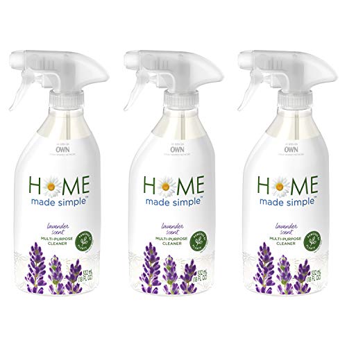 Home Made Simple All Purpose Cleaner Natural Household Surface Cleaning Spray, Lavender Scent, 54 Fluid Ounce (Best Home Scent Products)