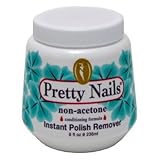 Pretty Nails 8oz. Jar Non-Acetone Polish Remover