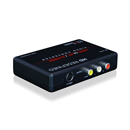 enKo products Mini HDMI To AV RCA Composite & Svideo Video R/L Audio