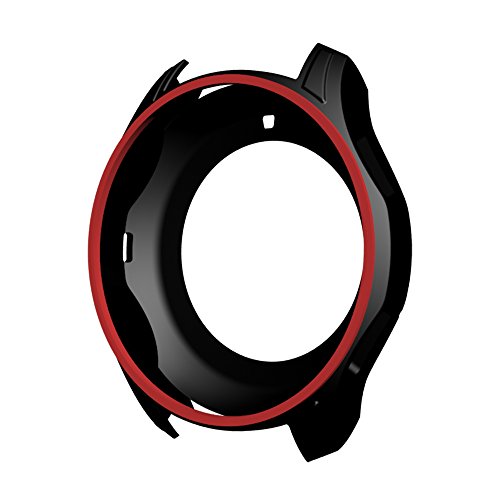 AWINNER Case for Gear S3 Frontier SM-R760, Shock-proof and Shatter-resistant Protective Band Cover Case for Samsung Gear S3 Frontier SM-R760 Smartwatch (3-Black-New)