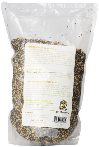 Dr. Harvey's Incredible Blend Natural Food for Canaries, 4-Pound Bag