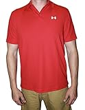 Under Armour Men UA Golf Performance Logo Polo T-Shirt (XL, Red)