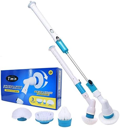 Spin Brush Scrubber for Bathroom - For Bathtub and Bathroom Floor and Wall Cleaning