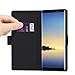 Samsung Galaxy Note 8 Case, EasyAcc Wallet PU Leather Case with Card Holder and Foldable Cover Protector Flip Cover with Kickstand For Galaxy Note 8 – Black