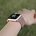 OROBAY For Apple Watch Band 38mm, Stainless Steel Mesh Loop with Adjustable Magnetic Closure Replacement iWatch Band for Apple Watch Series 3 Series 2 Series 1, Rose Gold