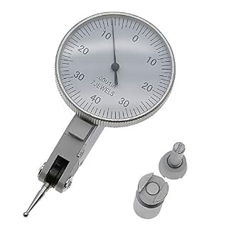 AMTAST Dial Test Indicator High Quality 7 Jewels Dial Indicator Gauge Range 0.008’’ Graduation 0.0001’’ 0-40-0 Scale