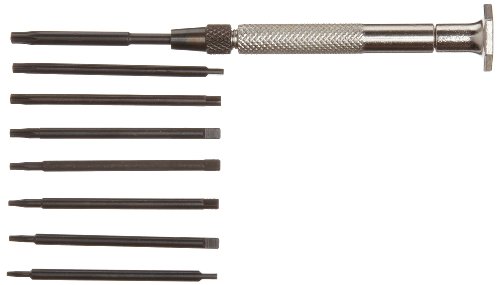 Click Here to See More Images Moody Tools 58-0280 Chromium Vanadium Steel Star Screwdriver Set, 9-Piece