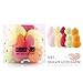 Iskas 10pcs Mini Makeup Sponges Multi Color Make Up Puff Foundation Blending Blush Concealer Beauty Sponge Blender Set for Liquid Cream Powder Cosmetics Application
