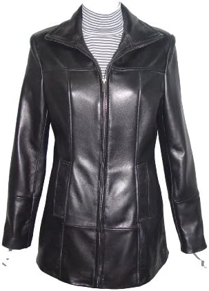 Nettailor 4180 Fitted Best Clean Cool Leather Long Jackets Womens Clothing