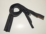 Zipper, 48" Inch, YKK, Black, #10, Seperating Zipper, Double Metal Slider, Boat Canvas