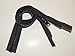 Zipper, 48" Inch, YKK, Black, #10, Seperating Zipper, Double Metal Slider, Boat Canvas primary