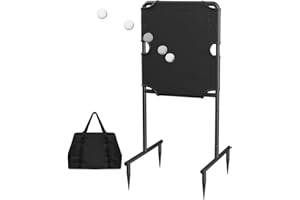 Garbuildman Baseball Strike Zone Target for Plastic Balls, Portable Metal Frame Pitching & Hitting Training Tool for Outdoor