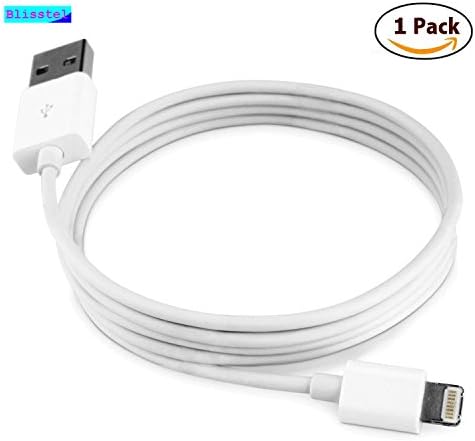 Blisstel ® Iphone 5 lightning Cable 9 Foot Sync and Charge Iphone 5 Iphone 5s Iphone 5c, Premium Quality USB Charger Cable,Compatible with IPhone 5/5S/5C, iPad mini, iPad 4th generation, iPod 5th Generation, and iPod nano 7th Generation and Every Lightning Connector Device(White)