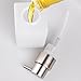 InterDesign Casilla Glass Foaming Soap Dispenser Pump for Kitchen, Bathroom Countertop and Vanities - Frost/Brushed