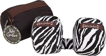 Kuhi Comfort Original Travel Pillow 2 Luxurious Cushions that Cradle Your Head on the Sides Comes in Convenient Carry Case