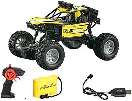 Toys N Smile 1:20 Rechargeable 4Wd Rally Car Rock Crawler R/C Monster Truck-Yellow