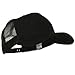 E4hats New Big Size Trucker Mesh Cap - Black (For Big Head)