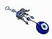 Blue Evil Eye with Elephant Car or Wall Hanging Ornament for Protection-032