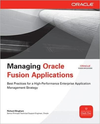 Amazon Com Managing Oracle Fusion Applications Oracle Press 9780071750332 Bingham Richard Books