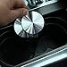 2.36 Inch Diameter Car Cup Holder Insert Coaster, 304 Stainless Steel Oval Tough Cup Mat Sticker-ons Cover Trim