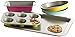 Gibson Home 92286.05 ColorSplash Lyneham 5 Piece Carbon Steel Bakeware Set, Gray