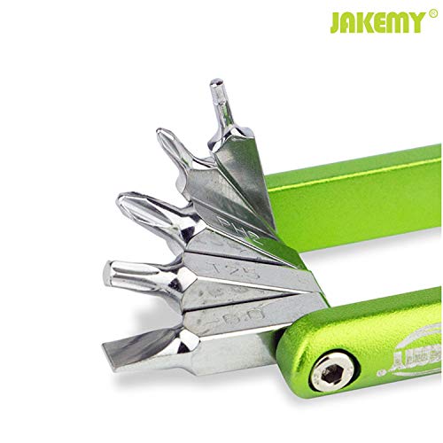 Jakemy Bike Repair Tool Kit - 11-function Bike Multi Tool for Mountain Outdoor Biking and Cycle Repair Chain Tool with Spoke Wrench, Multi Screwdrive with Hex, Phillips - Thumbnail 2