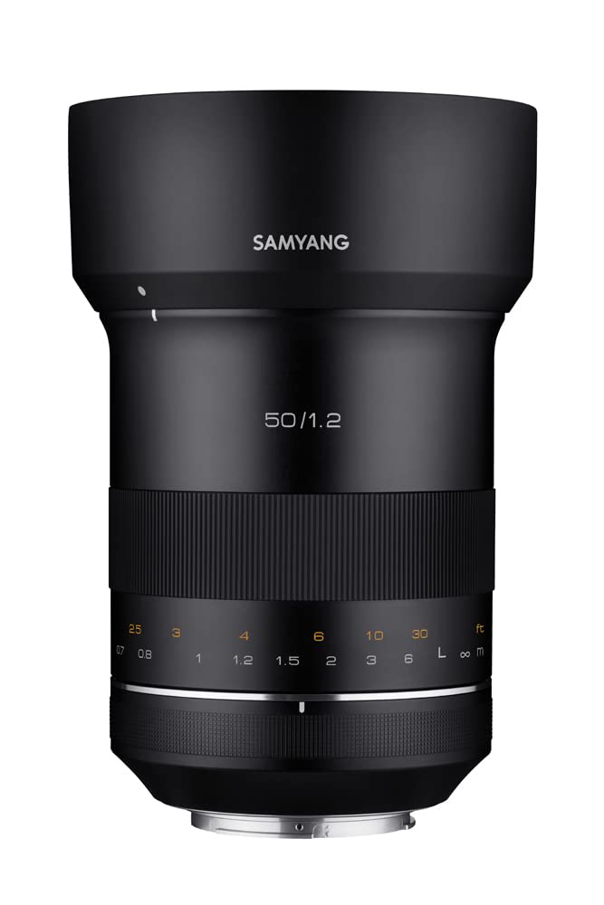 Samyang XP 50mm F1.2 AE Premium Manual Focus Lens for Canon EF