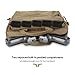 ProCase Tactical Pistol Case for 2 Handguns, Gun Carrying Bag with Magazine Holders Duffle Pistol Bag for Hunting Gun Range Shooting Accessories -Tan