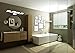 TRLIFE LED Vanity Light, Modern 4 Lights LED Bathroom Light Fixture 20W Cool White 6000K Bathroom Lights Over Mirror(24.8inches)