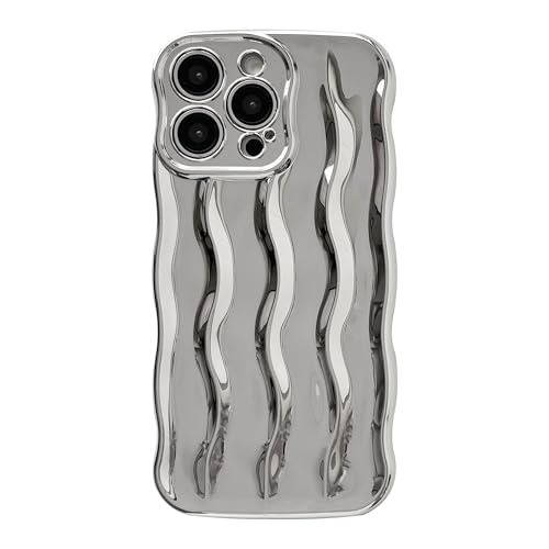 Caseative Curly Wave Pattern Frame Soft Compatible with... en promo sur Amazon