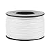 Craft County Lightweight Nylon Braided Utility Purpose Crafting Nano Cord – 300 FT Spools, 0.75 Diameter, White