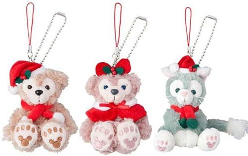 Amazon 東京ディズニーシー限定 ディズニー クリスマス 16 ダッフィー シェリーメイ ジェラトーニ ぬいぐるみストラップ セット アニメ 萌えグッズ 通販