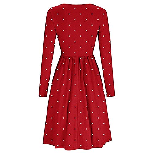 image for Londony❤ღ♕ Londony ♥‿♥ Women's Casual Dot Prints Fit Flowy