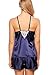 ADOME Women Satin Pajamas Lace Camisole Short Sets Strap Sleepwear