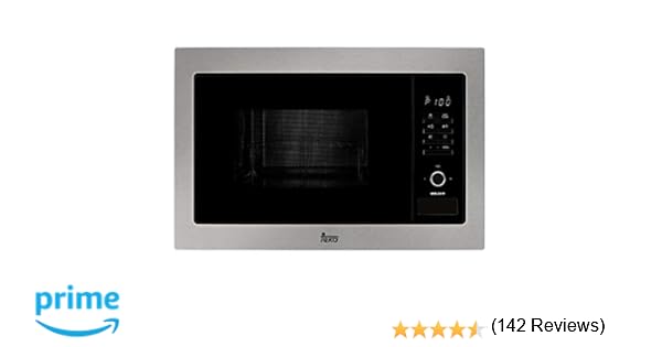 Teka MWE 255 FI Microondas de integración + Grill, 25L, Gris/ Negro, 59.5 x 41.3 x 38.8 cm