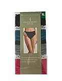 Karen Neuberger Microfiber Brief With Lace 4 Pk Bright, Medium