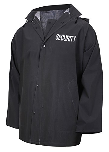 Rothco Security Rain Jacket, L Black