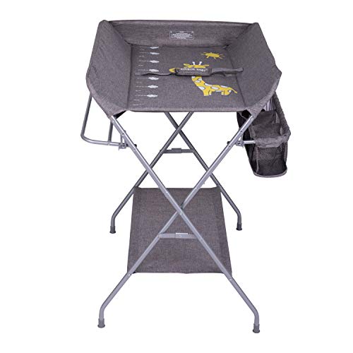 Kinbor Baby Changing Table, Folding Diaper Station Nursery Organizer