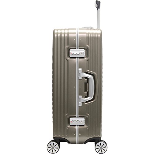 Andiamo Elegante Suitcase with Builtin TSA Lock Zipperless 28 Inch
