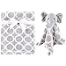 Hudson Baby Unisex Baby Plush Blanket with Security Blanket, Neutral Elephant, One Size